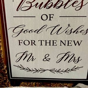 Wedding signs